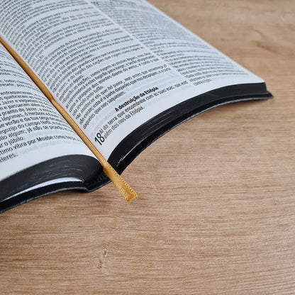 Bíblia Sagrada Cruz Dourada | ACF | Letra Maior | Capa Luxo