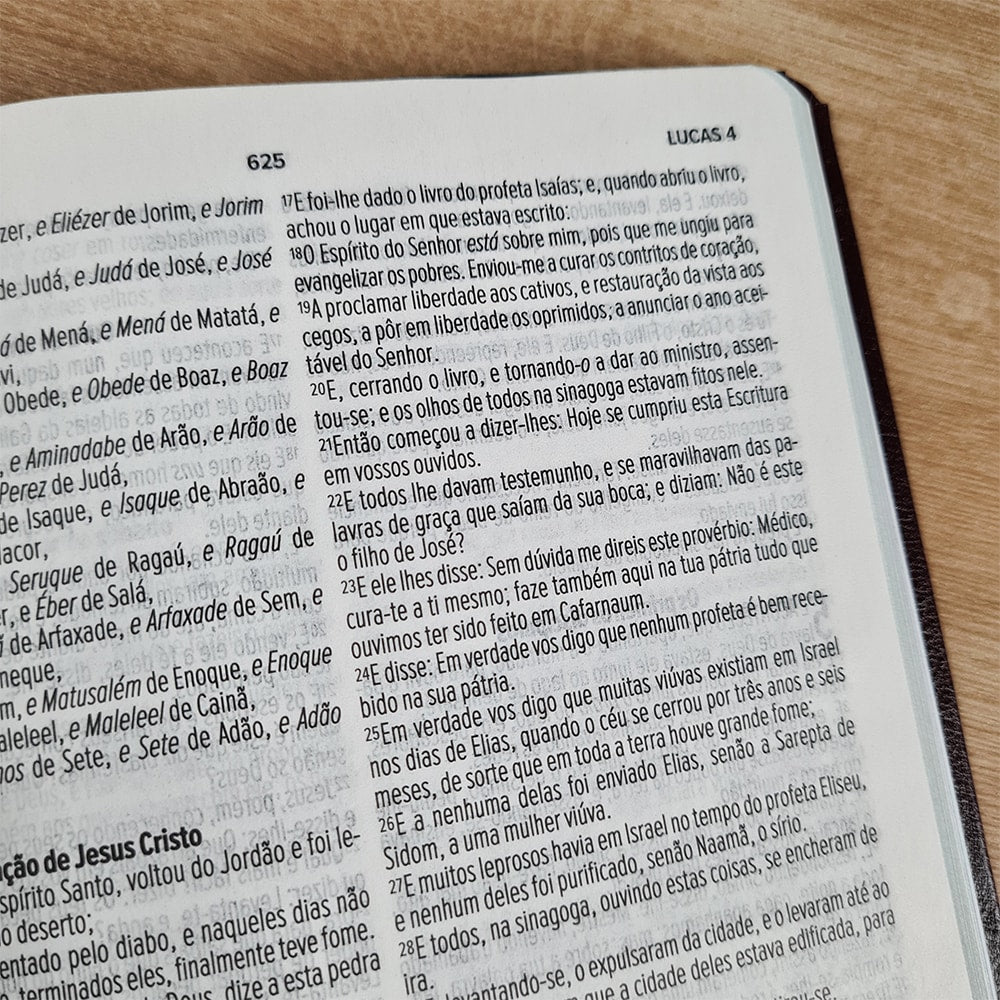 Bíblia Sagrada Cruz Vinho | ACF | Letra Maior | Capa Luxo