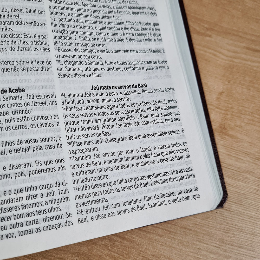 Bíblia Sagrada Cruz Vinho | ACF | Letra Maior | Capa Luxo