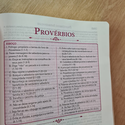 Bíblia de Estudo Pentecostal | Edição Global | ARC | Letra Grande | Capa Luxo Vinho