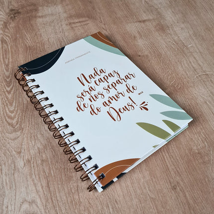 Livro Agenda Nada Será Capaz | Capa Dura Espiral