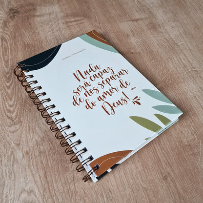 Livro Agenda Nada Será Capaz | Capa Dura Espiral