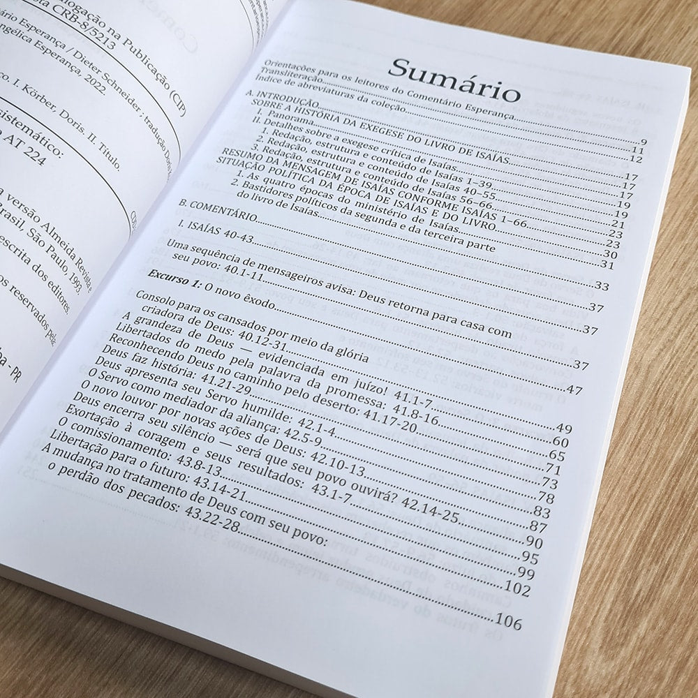 Isaías Vol2 | Comentário Esperança | Dieter Schneider