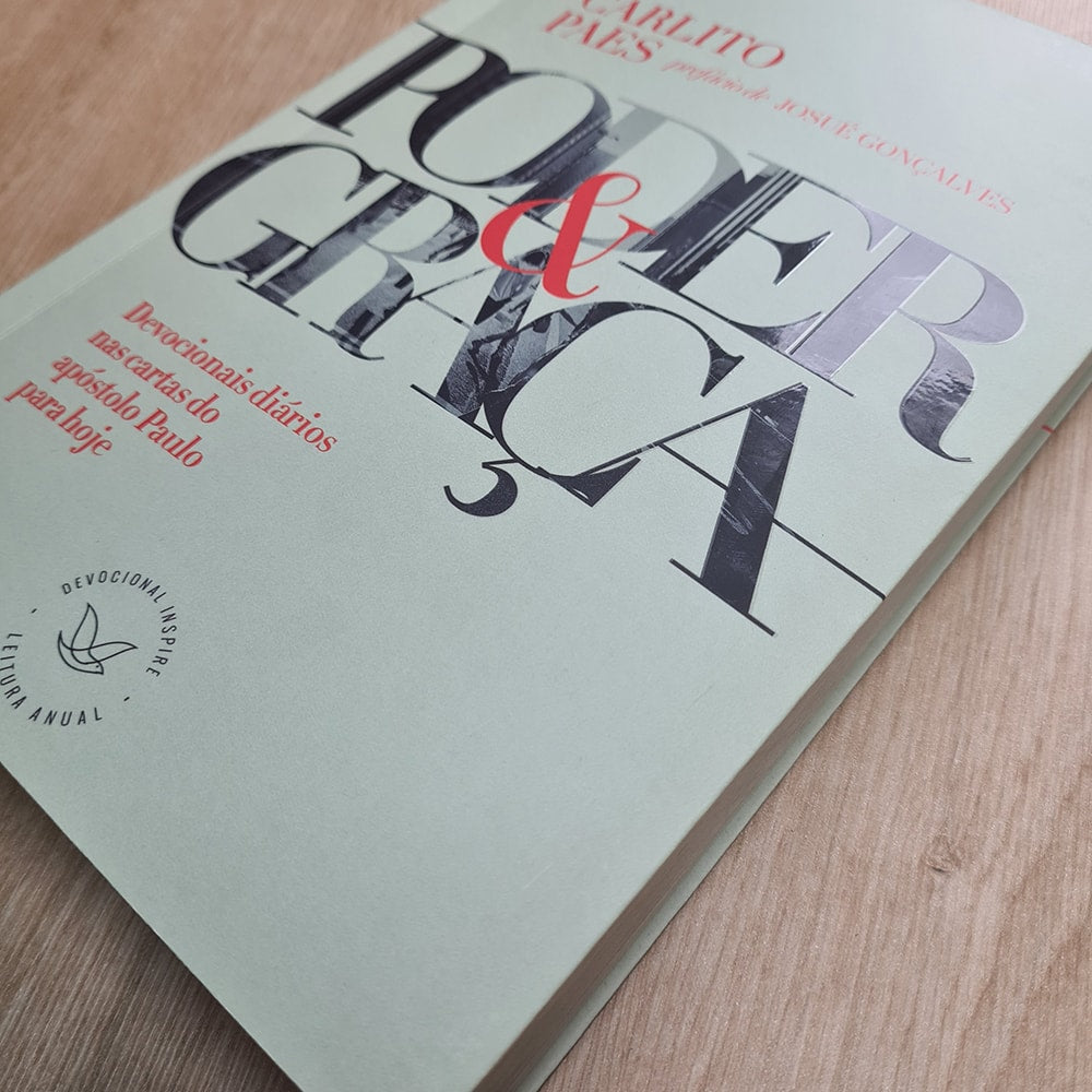 Devocional Poder e Graça | Carlito Paes | Capa Brochura