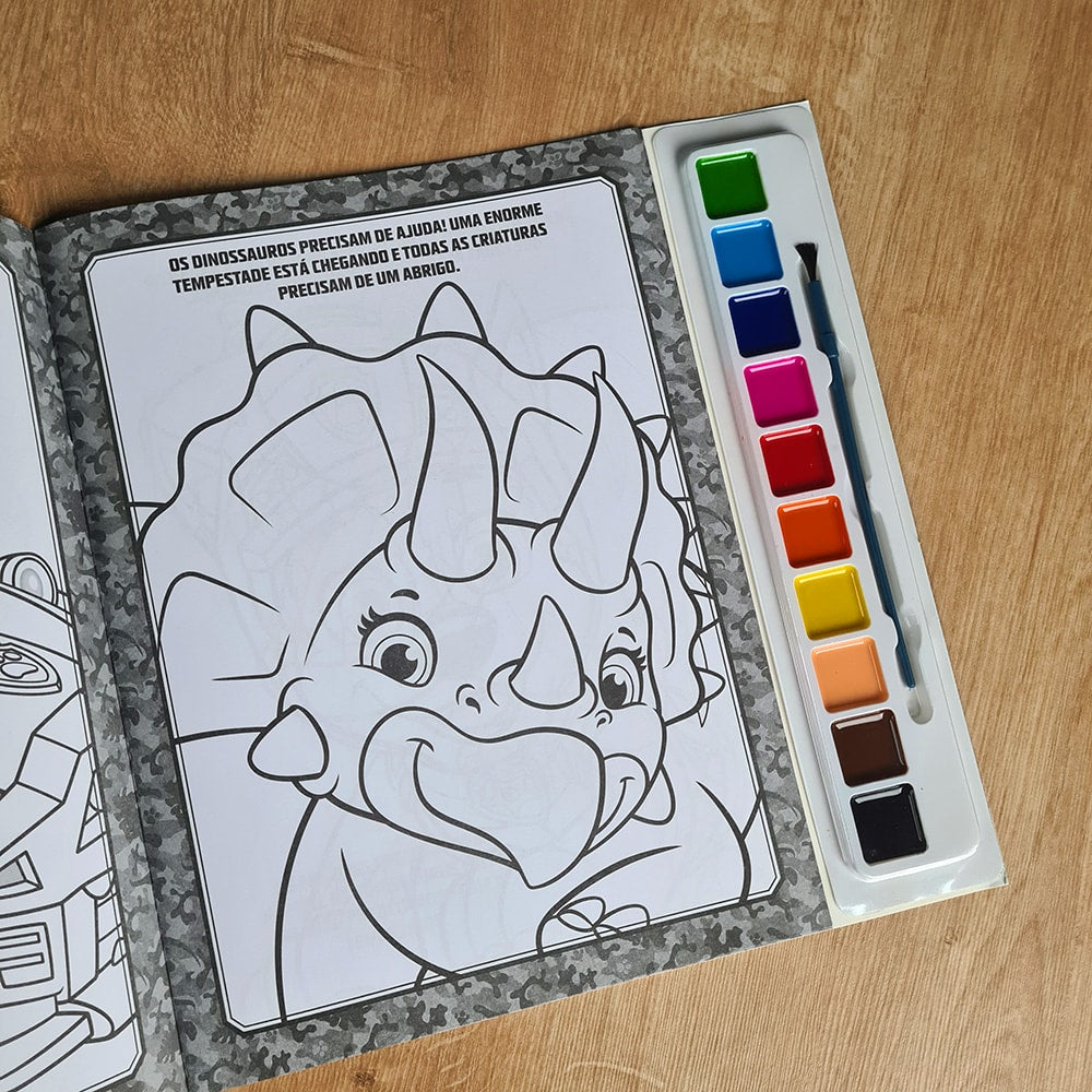 Patrulha Canina Livro para Pintar com Aquarela