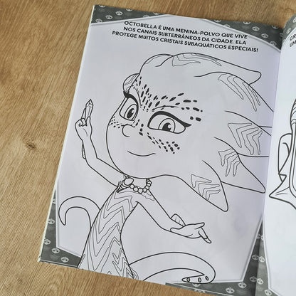 PJ Masks Livro para Pintar com Aquarela | Venha se Divertir