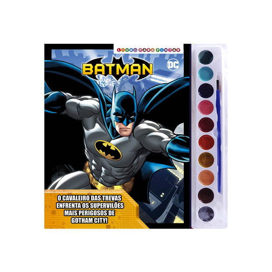Batman Livro para Pintar com Aquarela