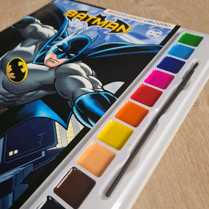 Batman Livro para Pintar com Aquarela