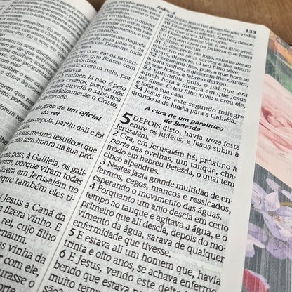 Bíblia Sagrada | ARC | Letra Extra Gigante | Capa Flexível Soft Touch Fim de Tarde