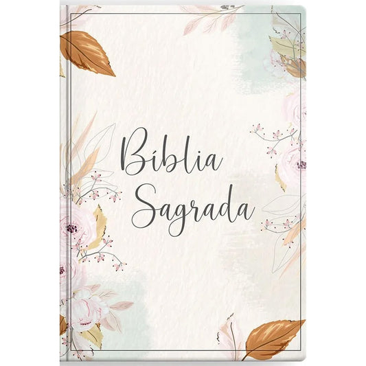 Bíblia Sagrada | ARC | Letra Extra Gigante | Capa Flexível Soft Touch Rosa Poema