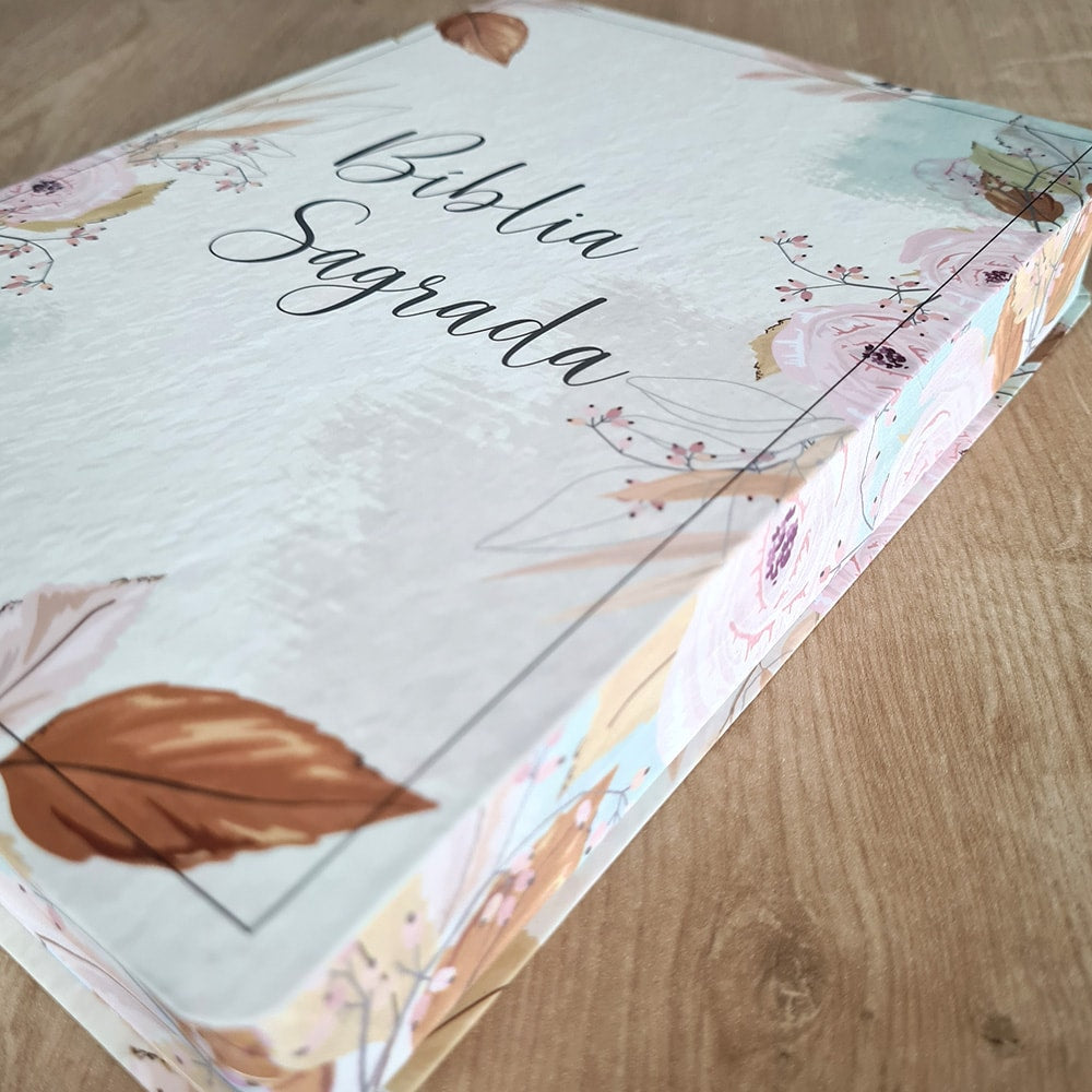 Bíblia Sagrada | ARC | Letra Extra Gigante | Capa Flexível Soft Touch Rosa Poema