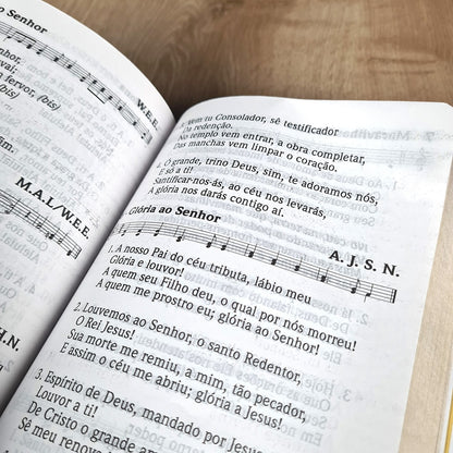 Bíblia Sagrada Com Cantor Cristão | NVI | Letra Grande | Capa Luxo Preta