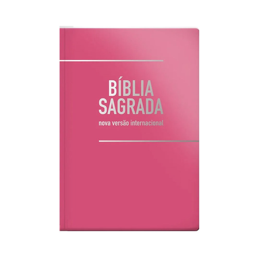Bíblia Sagrada | NVI | Letra Gigante | Capa Luxo Rosa