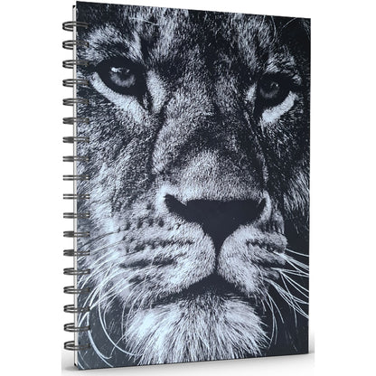 Livro Agenda Permanente Leão Yahweh | Capa Dura Espiral