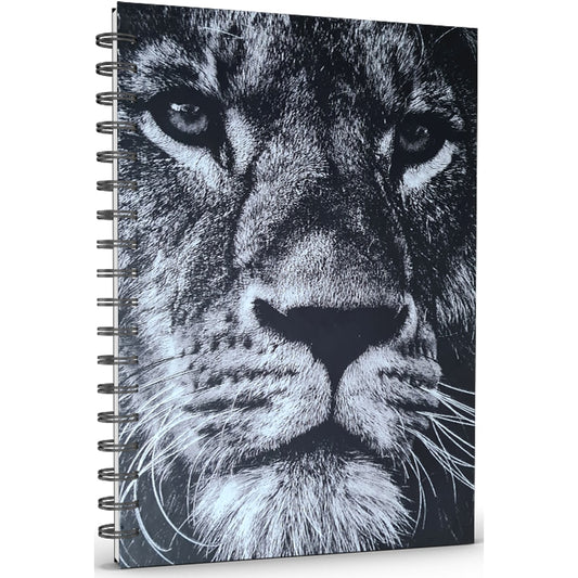 Livro Agenda Permanente Leão Yahweh | Capa Dura Espiral