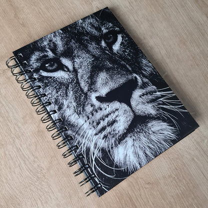 Livro Agenda Permanente Leão Yahweh | Capa Dura Espiral