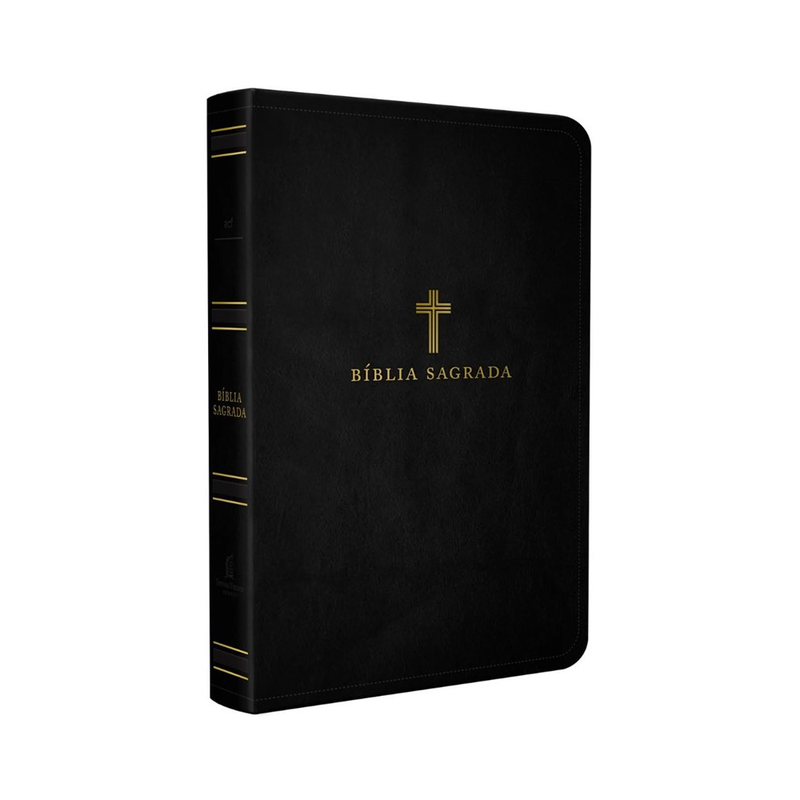 Bíblia Sagrada | ACF | Letra Grande | Couro Soft Preta
