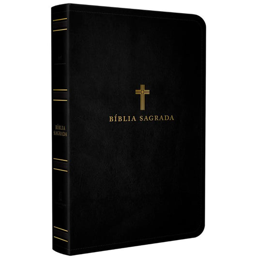 Bíblia Sagrada | ACF | Letra Grande | Couro Soft Preta