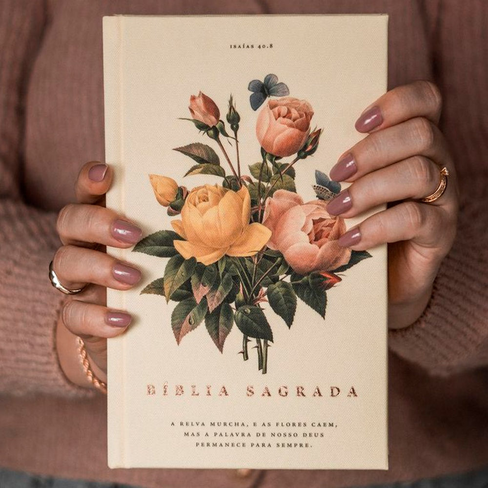 Bíblia Sagrada | NVI | Letra Normal | Leitura Perfeita | Capa Dura Tecido Bouquet