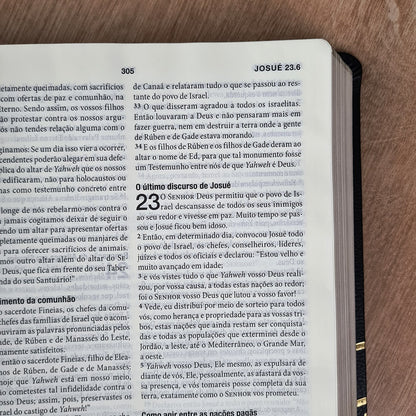 Bíblia de Estudo Cristo em Toda a Escritura | KJA | Petra