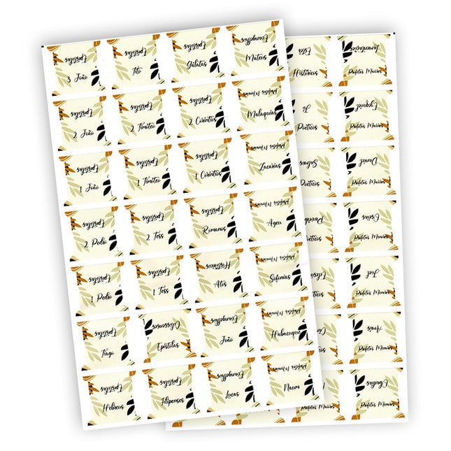 Abas Adesivas para Bíblias | Marcador Índice Nada Sera Capaz