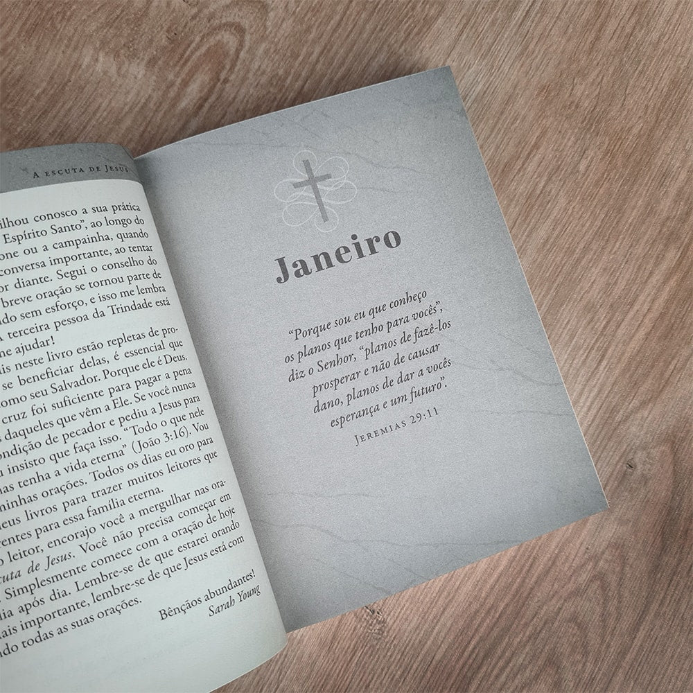 Devocional A Escuta de Jesus | Sarah Young