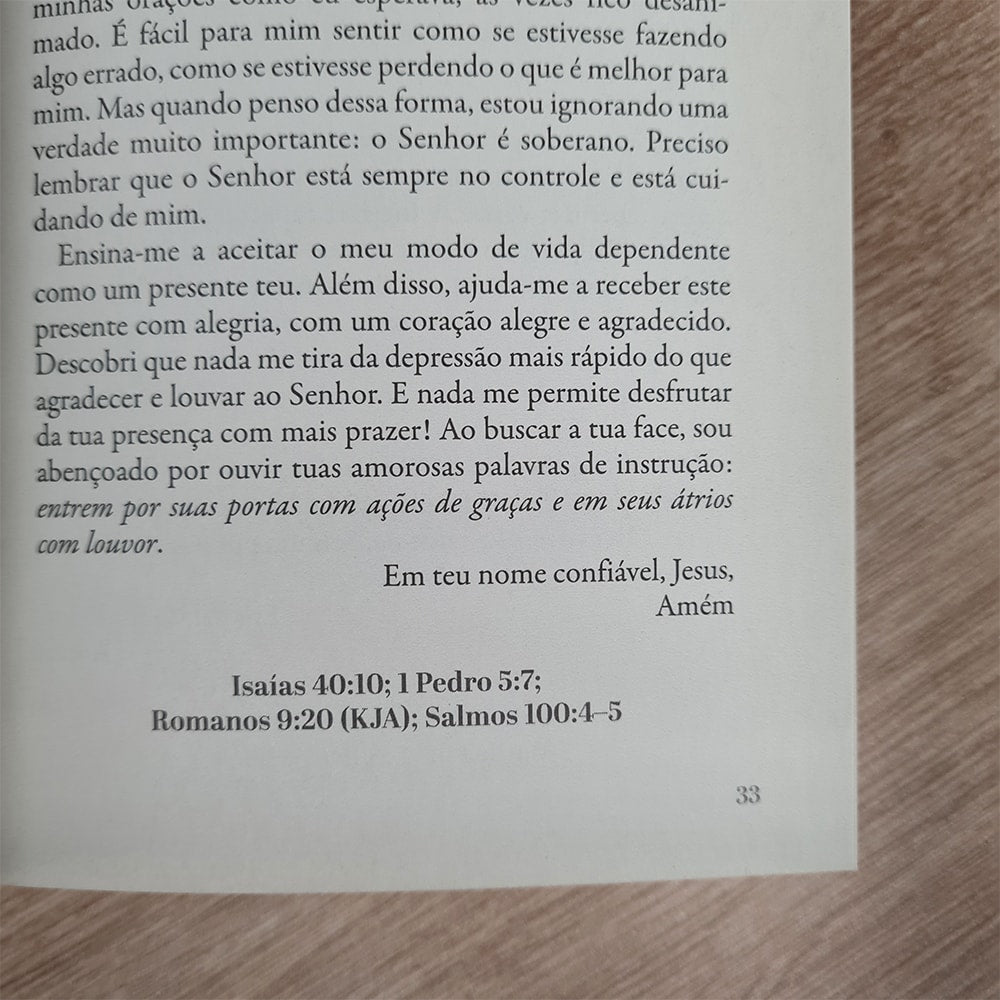 Devocional A Escuta de Jesus | Sarah Young