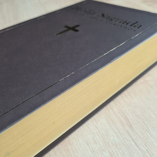 Bíblia Sagrada com Harpa Avivada e Corinhos | ARC | Letra Hipergigante | Capa Semiflexível Marrom