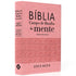 Bíblia Campo de Batalha da Mente | NVA | Letra Normal | Capa Luxo Rosa