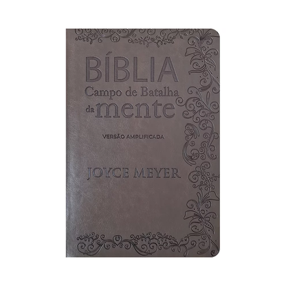 Bíblia Campo de Batalha da Mente | NVA | Letra Normal | Capa Luxo Marrom