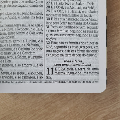 Bíblia do Culto com Harpa Cristã e Corinhos | ARC | Letras Maiores | Capa Semi-flexível Tropical Verde