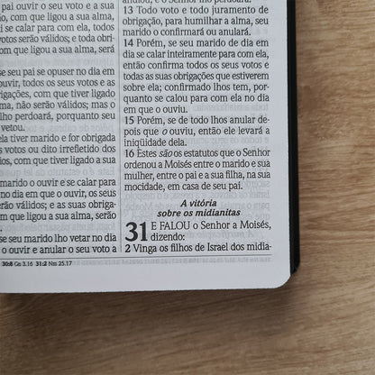 Bíblia do Culto com Harpa Cristã e Corinhos | ARC | Letras Maiores | Capa Semi-flexível Leão