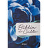 Bíblia do Culto com Harpa Cristã e Corinhos | ARC | Letras Gigante | Capa Semi-flexível Floral Azul
