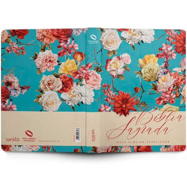 Bíblia Sagrada Florescer | NAA | Letra Normal | Capa Dura