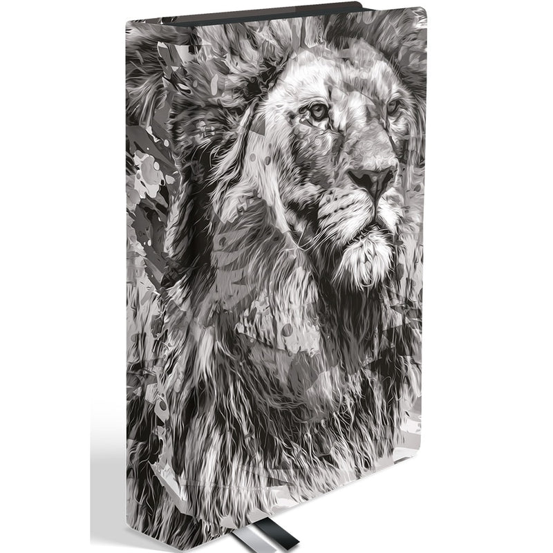 Bíblia Sagrada | NTLH | YouVersion | Capa Dura The Lion Preto e Branco