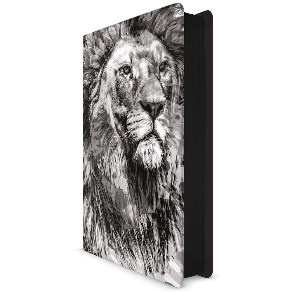 Bíblia Sagrada | NTLH | YouVersion | Capa Dura The Lion Preto e Branco