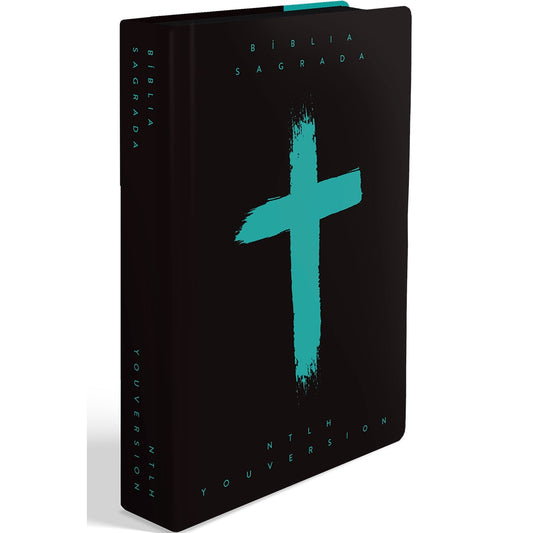 Bíblia Sagrada | NTLH | YouVersion | Capa Dura Cruz Menta
