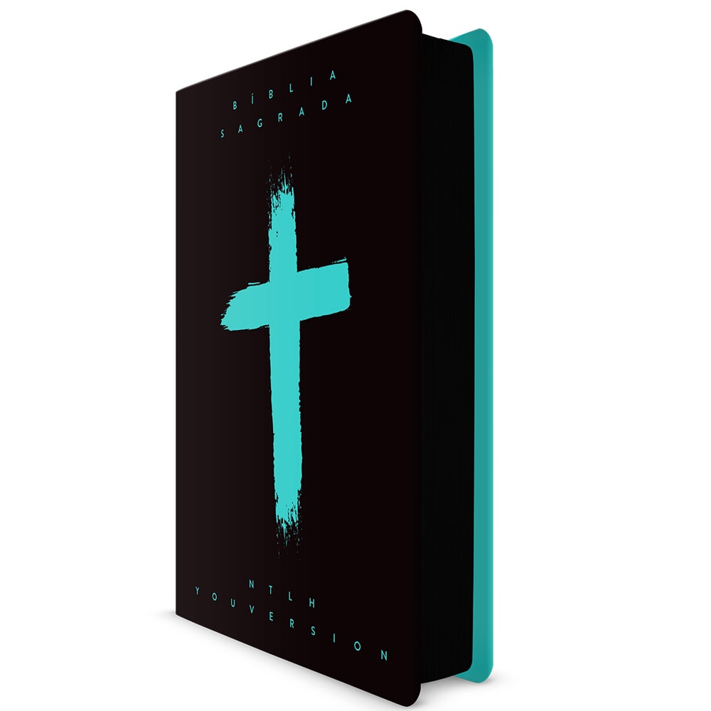 Bíblia Sagrada | NTLH | YouVersion | Capa Dura Cruz Menta