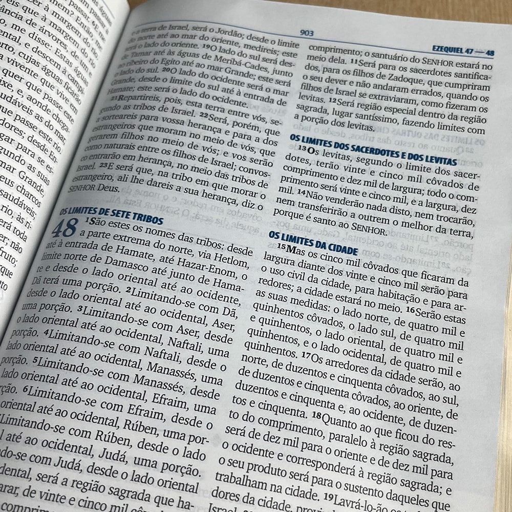 Bíblia da Família | ARA | Letra Normal | Capa Luxo Branco e Marrom