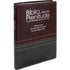 Bíblia de Estudo Plenitude | Letra Normal | ARC | Capa Luxo Bordo e Chumbo
