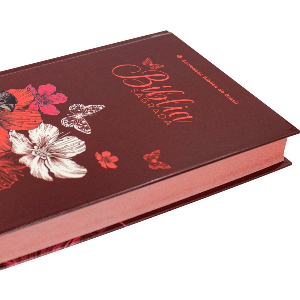 Bíblia Sagrada Flores | ARC | Letra Normal | Capa Dura Evangelismo