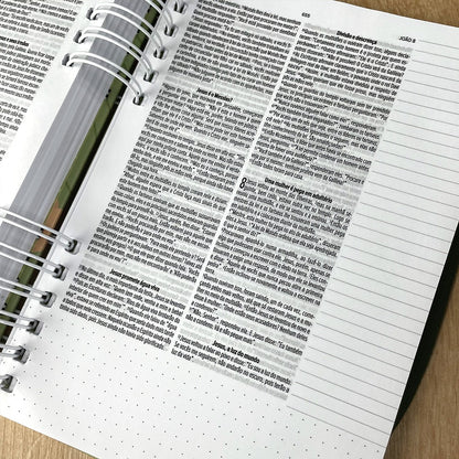 Bíblia Anote Slim | NVT | Capa Espiral Meu Repouso
