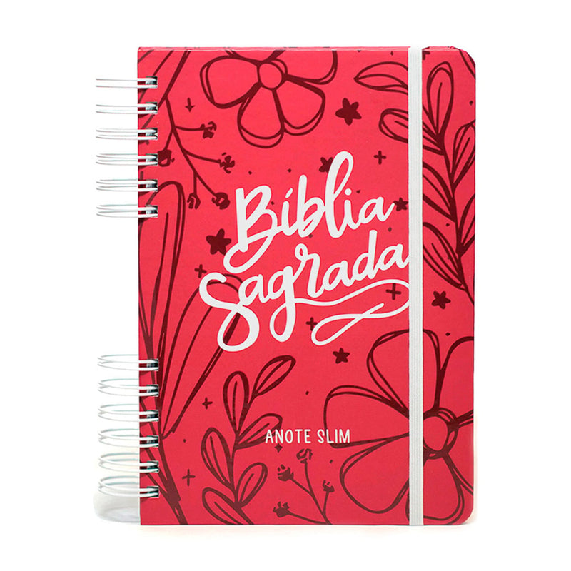 Bíblia Anote Slim | NVT | Capa Espiral  Meu Tudo