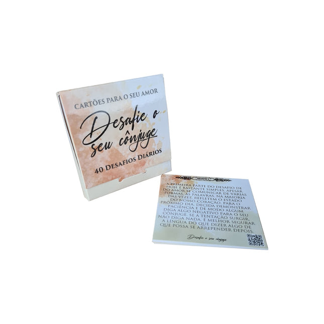 Cartões Para O Seu Amor | Desafie Seu Cônjuge | 40 Desafios Diários