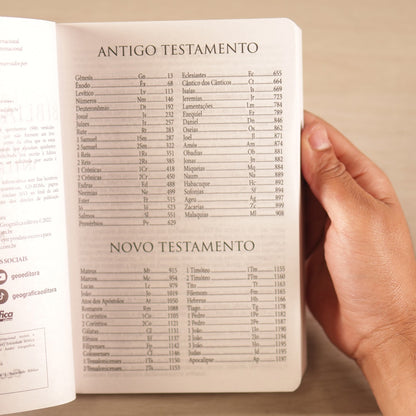 Bíblia Sagrada | NVI | Letra Grande | Capa Brochura Preta Espinhos