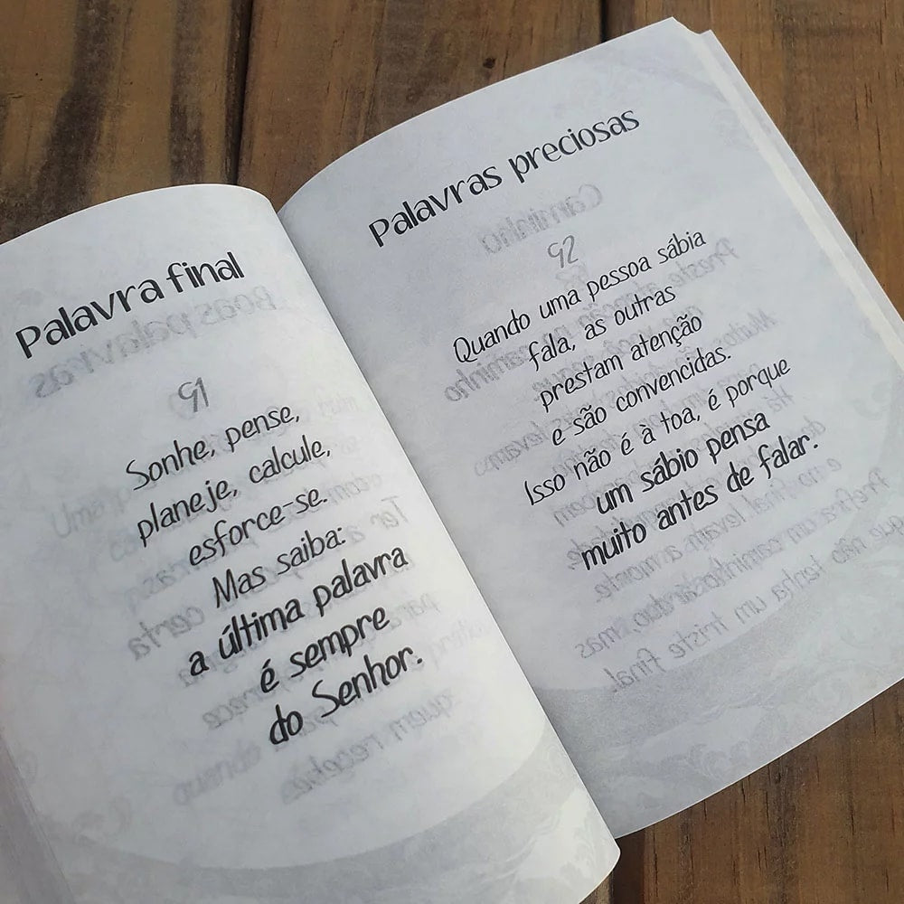 Devocional Bons Pensamentos | Capa Brochura com Estojo