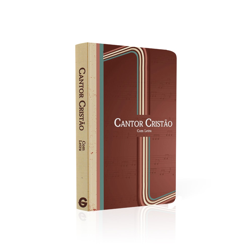 Cantor Cristão Médio com Letra | Capa Brochura
