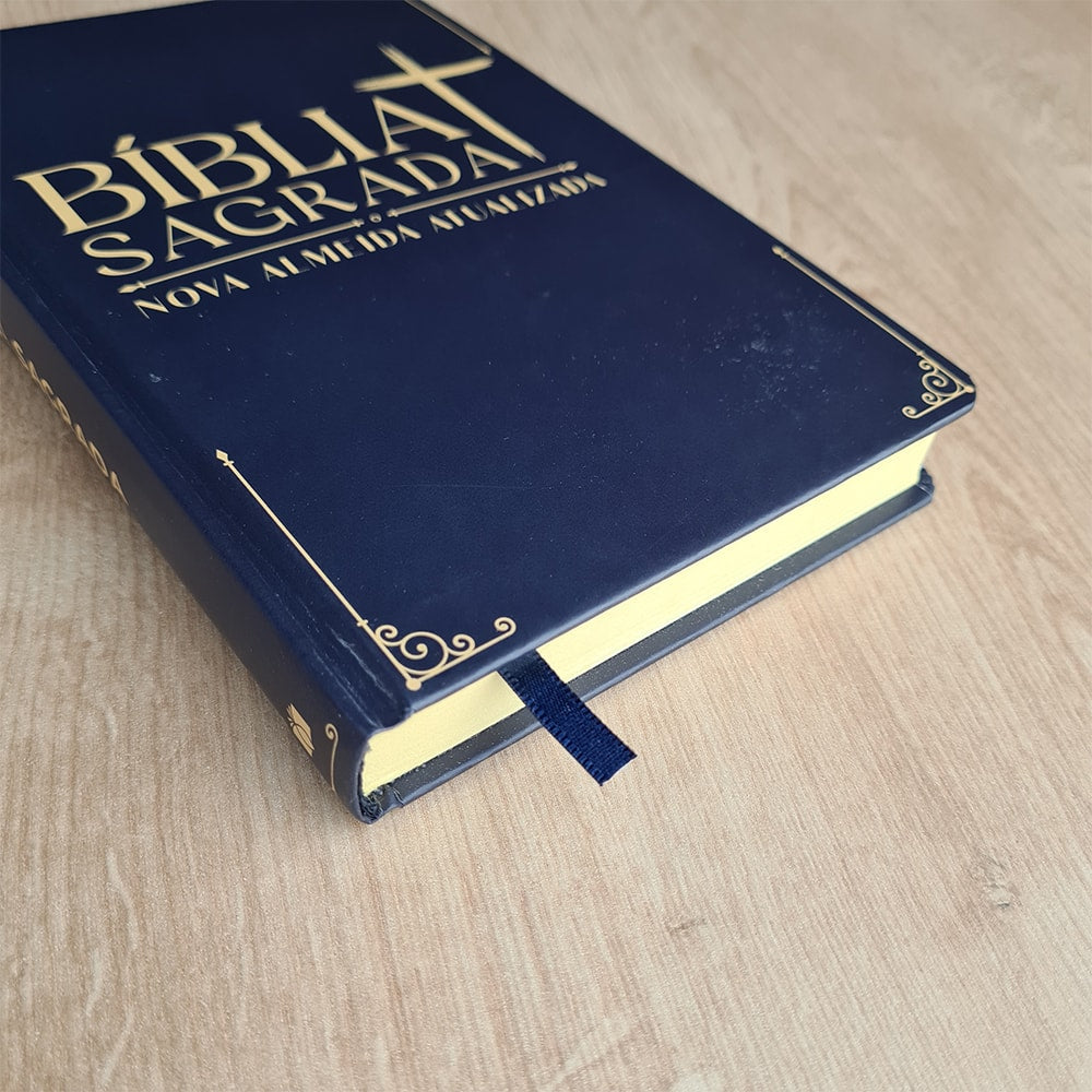 Bíblia Sagrada Clássica Azul | NAA | Letra Normal | Capa Dura
