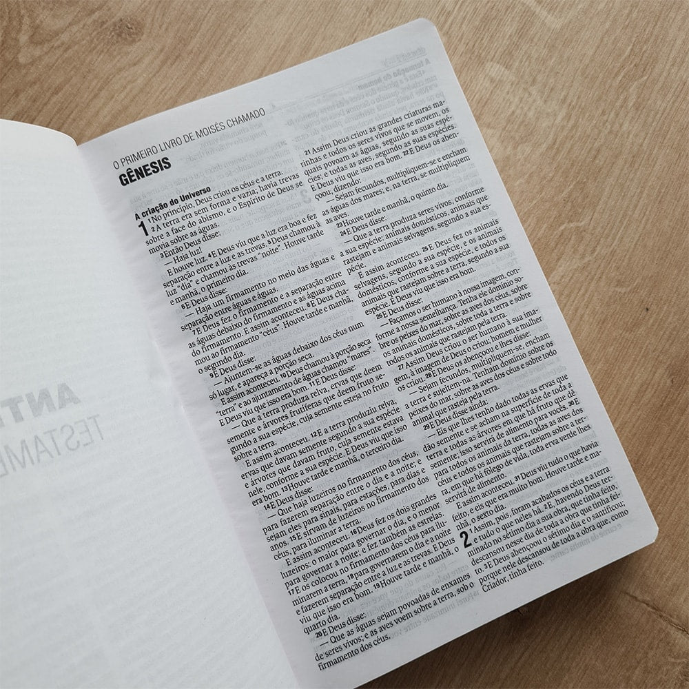 Bíblia Sagrada Clássica Azul | NAA | Letra Normal | Capa Dura