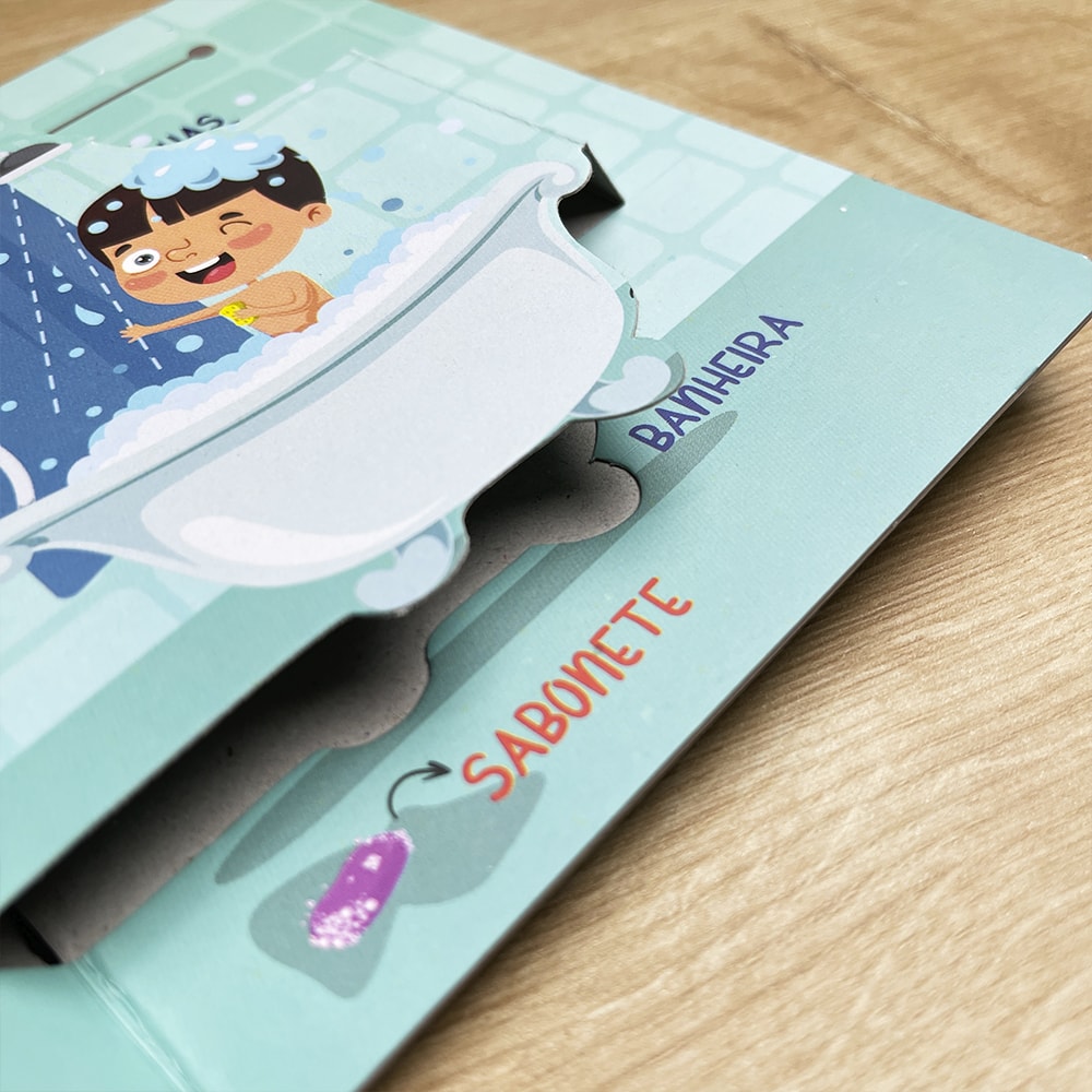 Pop-Up Hora do Banho | Meu Primeiro Livro de Palavras
